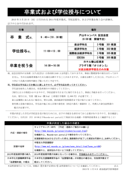 2015年3月卒業者