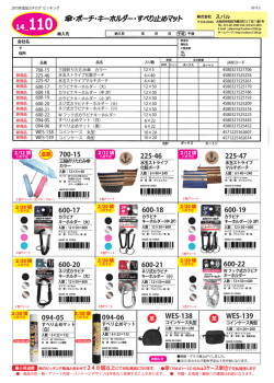 110頁 傘・ポーチ・キーホルダー・滑り止めマット