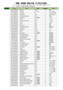 取扱い雑誌はこちら