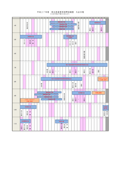 平成27年度 埼玉県高等学校野球連盟 大会日程