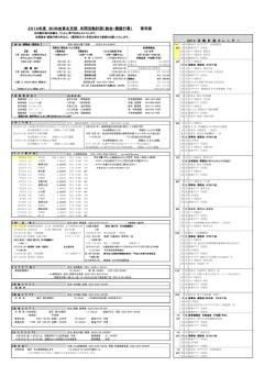 2014年度 BOB会東北支部 年間活動計画（総会・親睦