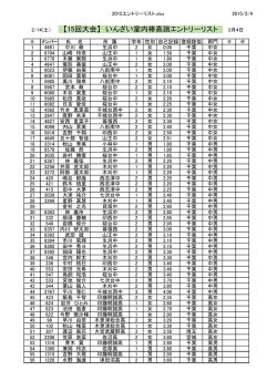 中・高・一般 - （土）5日