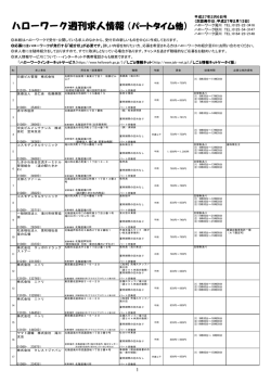 週刊求人情報パートタイム (PDF 106KB)