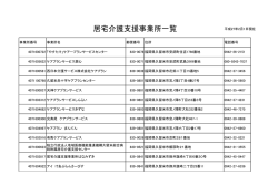 居宅介護支援（ケアマネジメント）