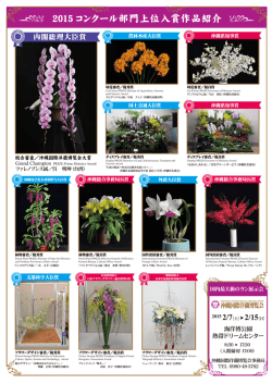 2015 コンクール部門上位入賞作品紹介