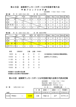ダウンロード - 石部南サッカースポーツ少年団