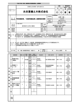 永田重機土木株式会社 - 鹿児島県建設業協会