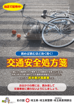 交通安全処方箋ポスター