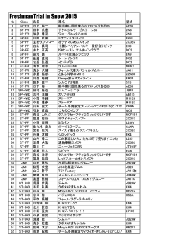 FreshmanTrial in Snow 2015