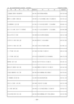 適正計量管理事業所名簿