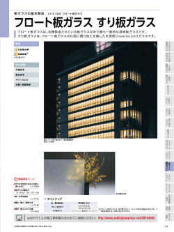 フロート板ガラス すり板ガラス