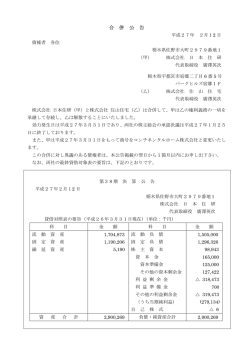 電子公告 - 株式会社 住山住宅