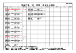 青森市営バス「 堤橋 」停留所時刻表