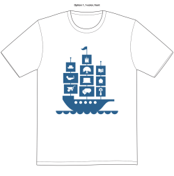 Option 2, 1-color, front only