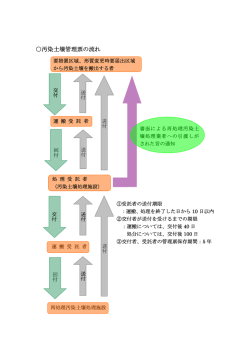 汚染土壌管理票の流れ（PDF：71KB）