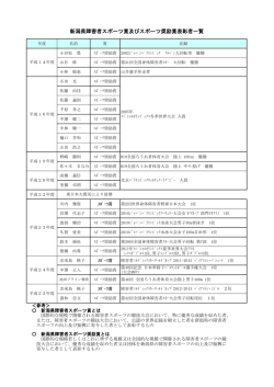 過去の受賞者（PDF形式 74 キロバイト）