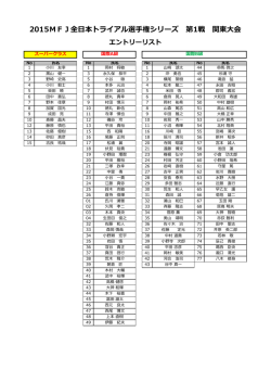 2015MFJ全日本トライアル選手権シリーズ 第1戦 関東大会