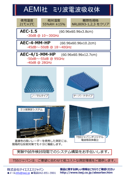 AEMI社 ミリ波電波吸収体