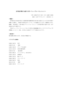 京丹後市夢まち創り大学～フューチャーセッション～