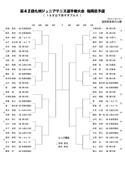( 18才以下男子ダブルス )