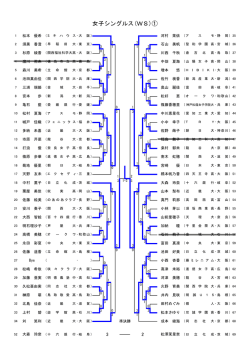 女子シングルス(WS)①