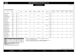 MEDITERRANEAN SHIPPING CO. SA