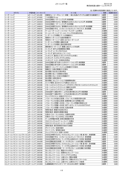 eラーニング一覧 2015/2/20 株式会社富士通ラーニングメディア 1/6