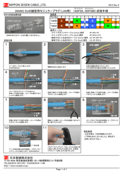 NIPPON SEISEN CABLE.,LTD. 1 2 3 4 7 11 10 8 9 5 6