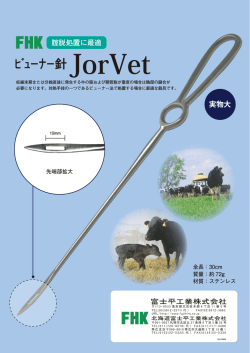 ﾋﾞｭｰﾅｰ針 JorVet