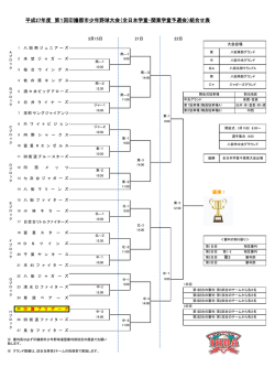 第1回印旛郡市少年野球大会（全日本学童予選会）