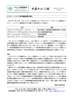 イエメン：イエメン軍の機能回復の試み 2015 年 2 月 19 日