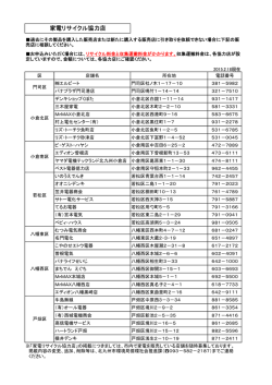 家電リサイクル協力店