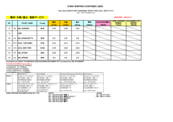 横浜・大阪 - 釜山直行サービス