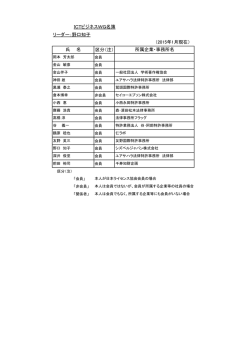 メンバーリスト - 日本ライセンス協会