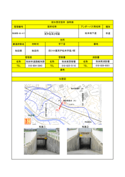 管理番号 種別 市道 都道府県名 市町村 秋田県 秋田市 名称 秋田市