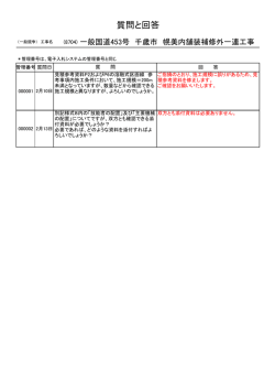 一般国道453号 千歳市 幌美内舗装補修外一連工事