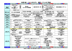 コートスタジオ 札幌三越 ＜2015年3月＞ 催事・イベントのご案内