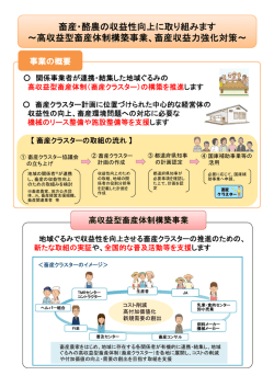 畜産・酪農の収益性向上（PDF：652KB）