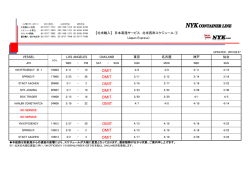 02027 日本（西）xls - NYK Container Line