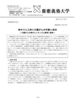 プレスリリース全文(PDF/518KB)