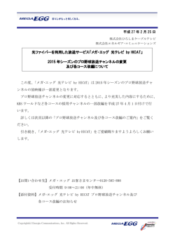 メガ･エッグ 光テレビ by HICAT