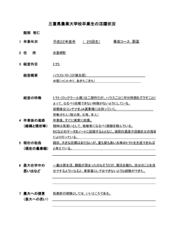 服部智仁 - MATe（三重県農業技術情報システム）