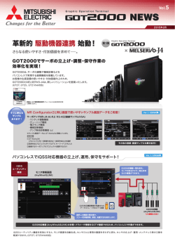 三菱グラフィックオペレーションターミナル GOT2000 NEWS