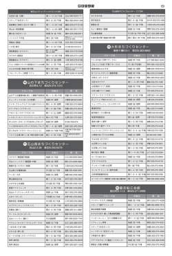 10 山の下まちづくりセンター 12 大形まちづくりセンター 13 臨空船江会館