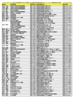 日本肝臓学会肝臓専門医及びインターフェロン治療実績のある