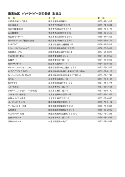 道東地区 グッドライダー防犯登録 取扱店
