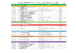 2015年度 主催・共催公演ラインナップ(PDF形式