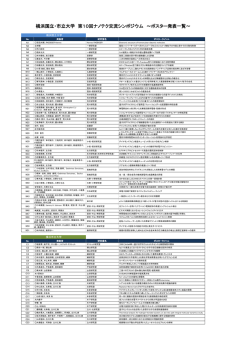 こちら - 横浜国立大学