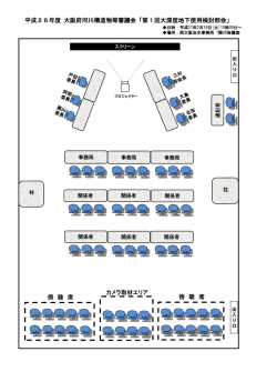 平成26年度 大阪府河川構造物等審議会「第1回大深度地下使用検討