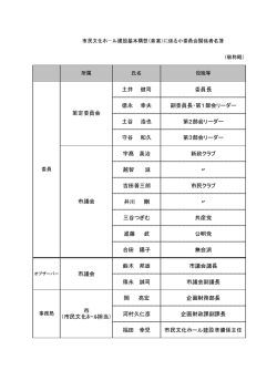 委員名簿（PDF：66KB）
